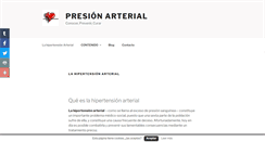 Desktop Screenshot of presion-arterial.com