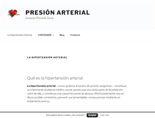 Tablet Screenshot of presion-arterial.com